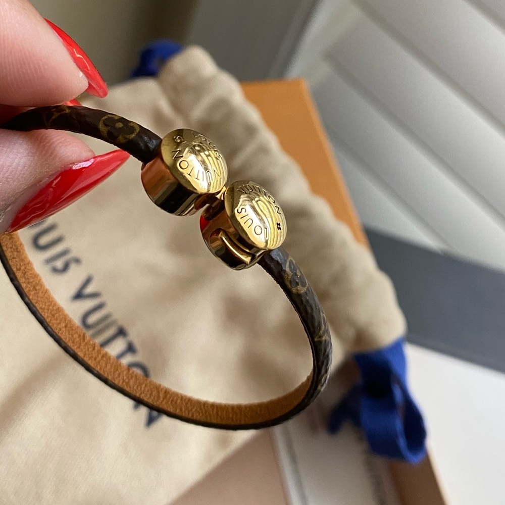 Authentic Louis Vuitton Historic Mini Monogram Bracelet EXCELLENT CONDITION